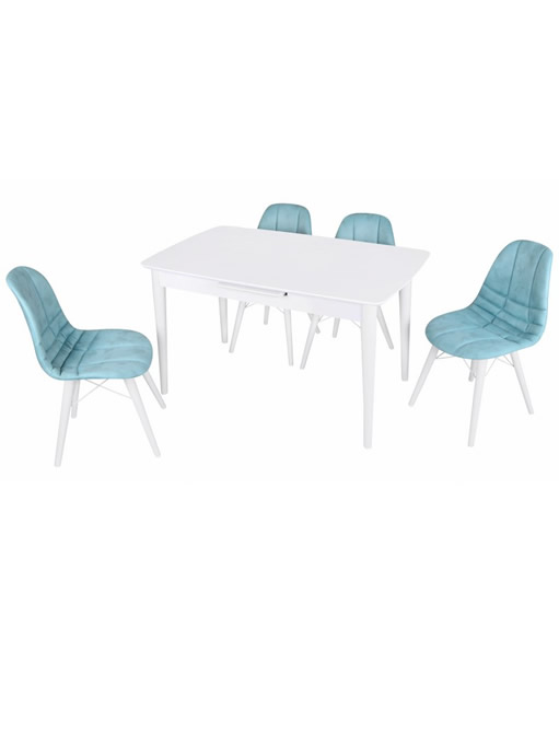 120*70 milano otomatik oval masa/defne sandalye